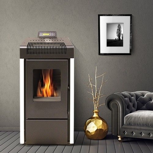 Estufa de Pellets Belleza CARINO 9 kW – Blanca