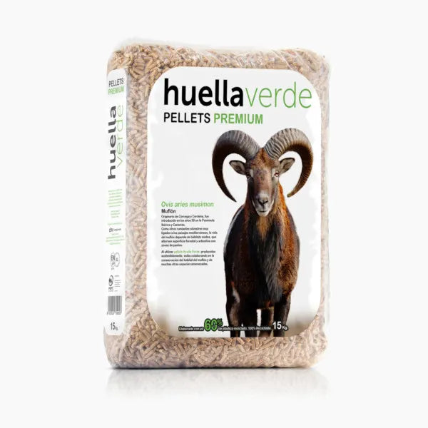 Huella verde palet de pellets 77 sacos
