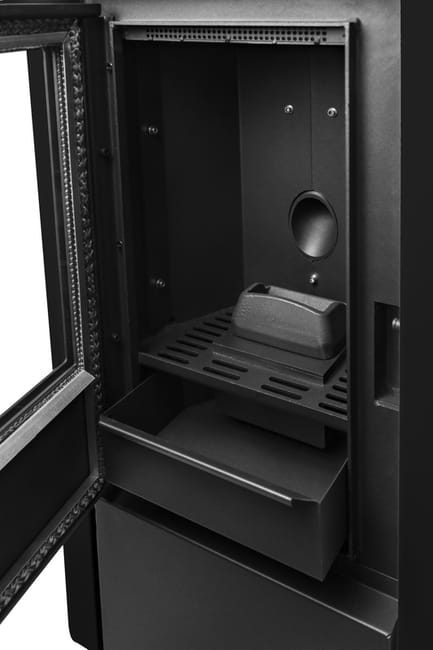 Estufa de Pellets + Kit de instalacion + Wifi Incluido | 10,6 kW, 180 m³