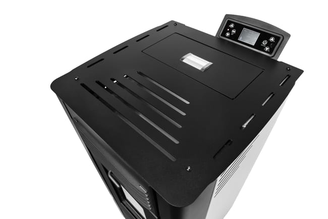 Estufa de Pellets + Kit de instalacion + Wifi Incluido | 10,6 kW, 180 m³