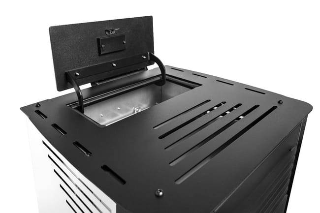 Estufa de Pellets + Kit de instalacion + Wifi Incluido | 10,6 kW, 180 m³