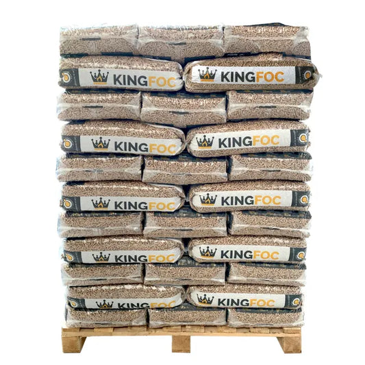 Palet de 77 sacos de pellet KINGFOC