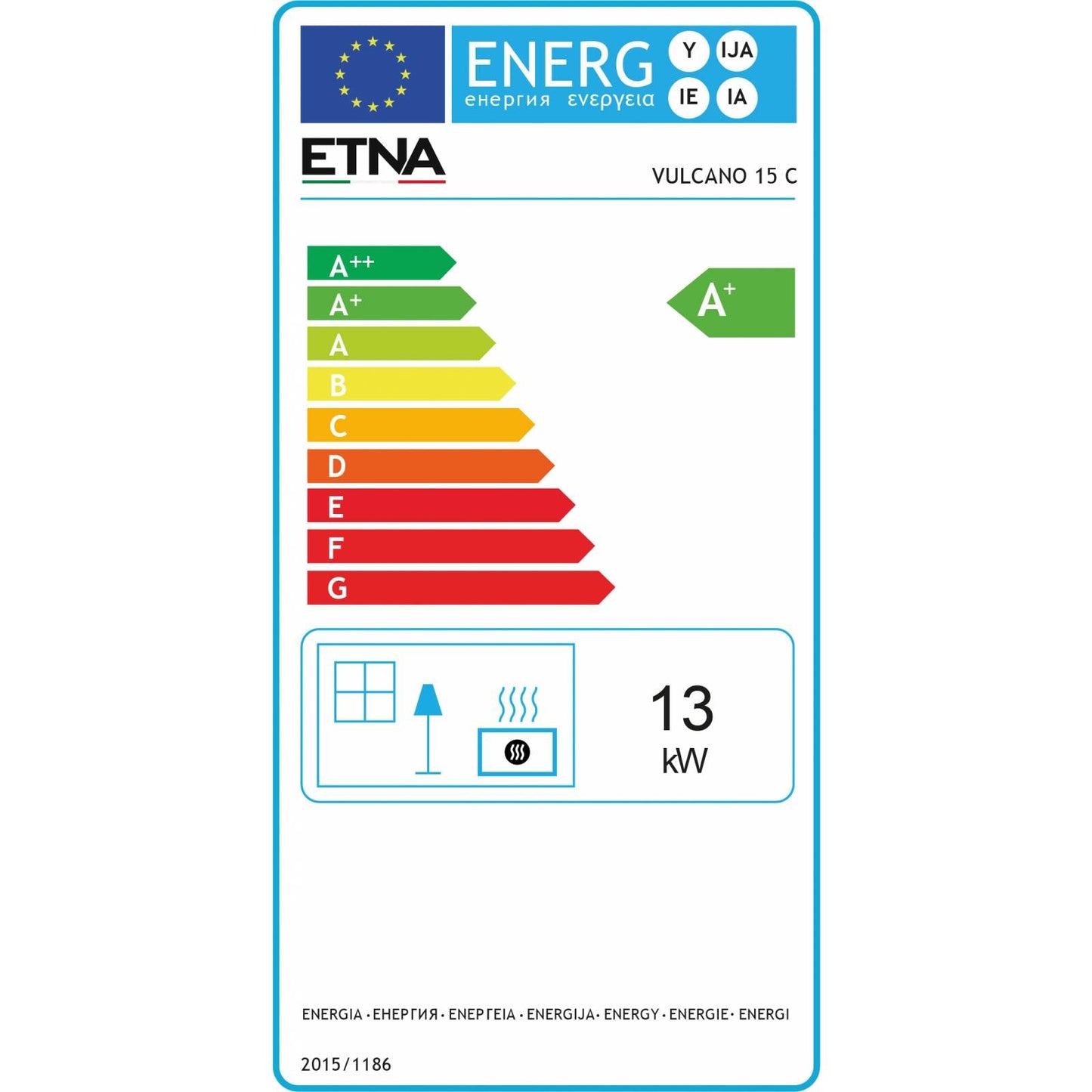 Estufa de pellets hermética Vulcano 9 kW – Alta eficiencia y bajo consumo