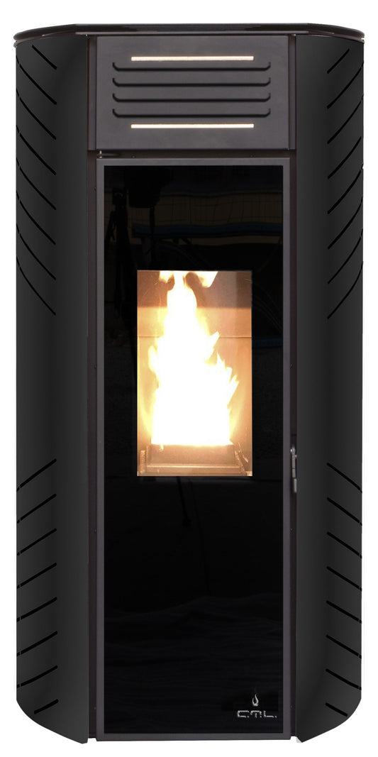 Estufa de pellets ctl zara 10 kw burdeos