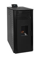 Estufa de pellet GYDA CANALIZADA 15 KW color negro