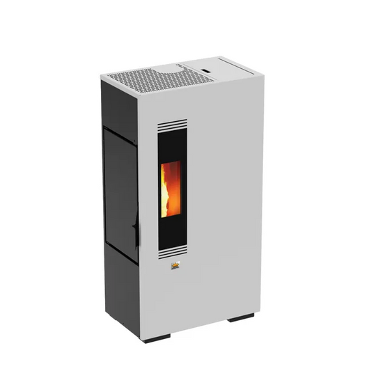 Estufa de pellet pasillo KRONE 4.9 kW blanco