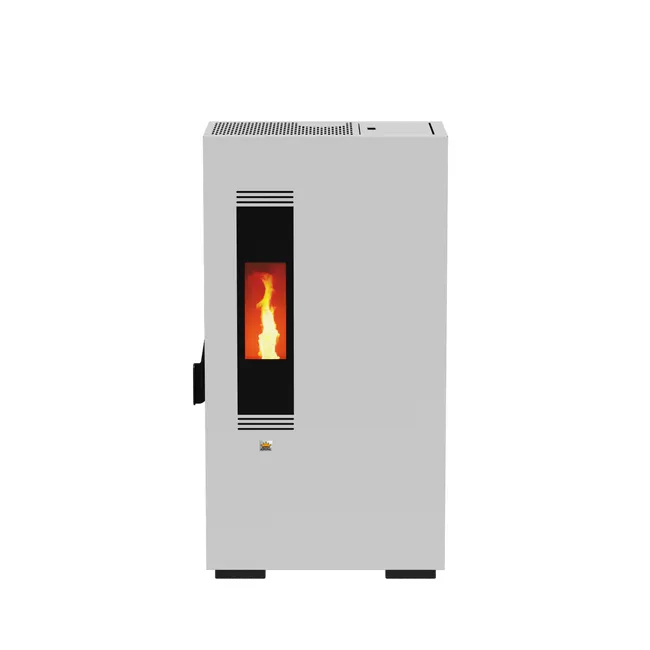 Estufa de pellet pasillo KRONE 4.9 kW blanco(Box wifi incluido)