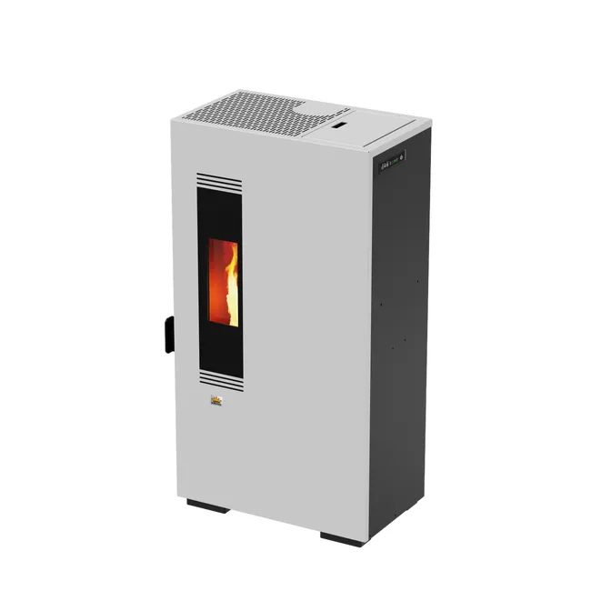 Estufa de pellet pasillo KRONE 4.9 kW blanco(Box wifi incluido)