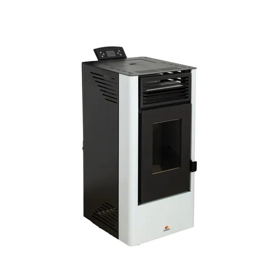 Estufa de pellet WATT 9 kW blanco