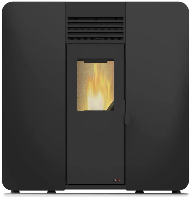 Estufa de pellet canalizable REDPOD First Advance Slim 8 kW negra