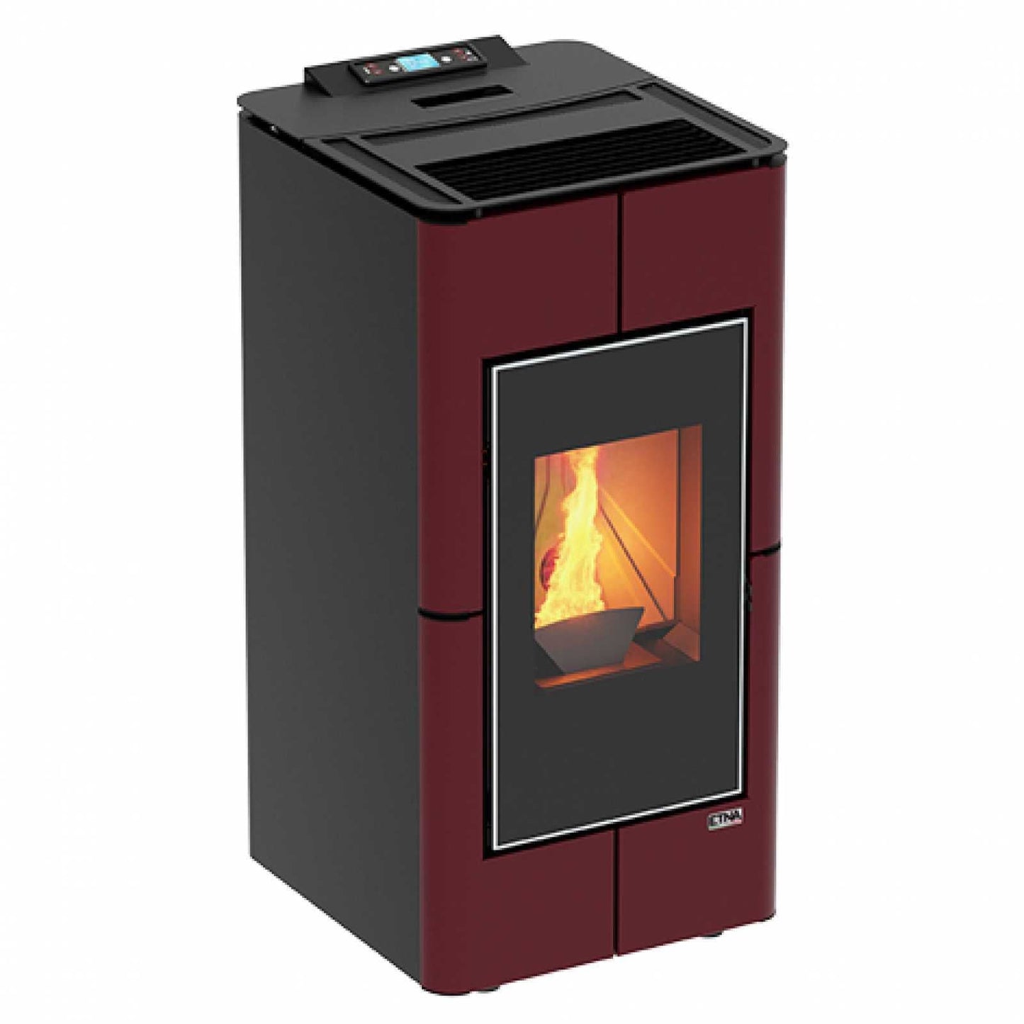 Estufa de pellets hermética y canalizable Tendenza – 12 kW